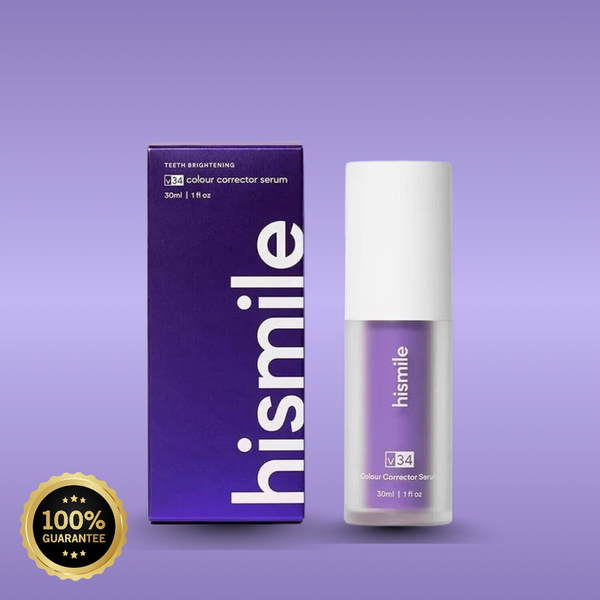 Hismile v34 Colour Corrector, Purple Teeth Whitening, Tooth Stain Removal, Teeth Whitening Booster, Purple Toothpaste - Packaging May Vary