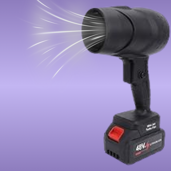 48V – Compact Lithium Turbo Blower with Handheld Power'' *TurboJet Mini Blower – 48V Lithium-Powered Handheld Air Force