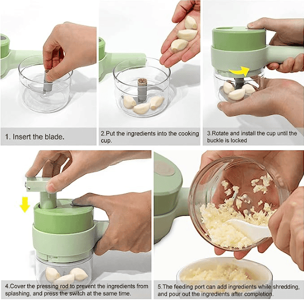 Food Chopper Handheld