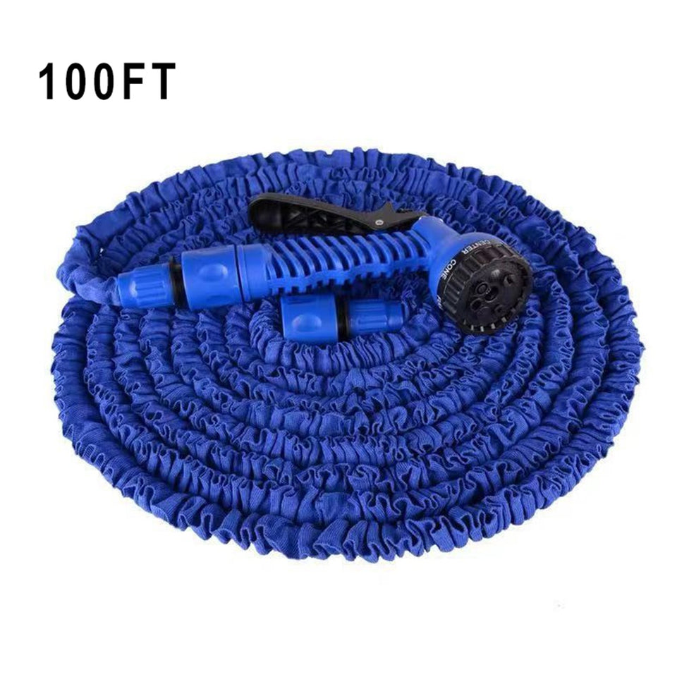 Expandable Garden Hose with Spray Nozzle